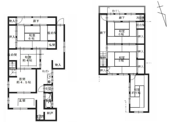 京都市北区衣笠氷室町の中古一戸建