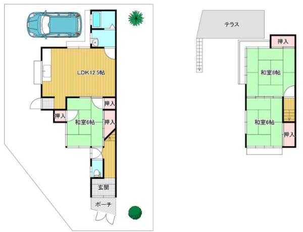 京都市左京区一乗寺才形町の中古一戸建