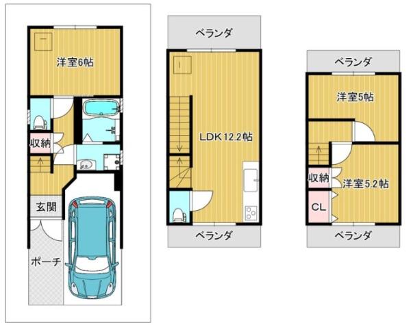 京都市左京区高野竹屋町の中古一戸建