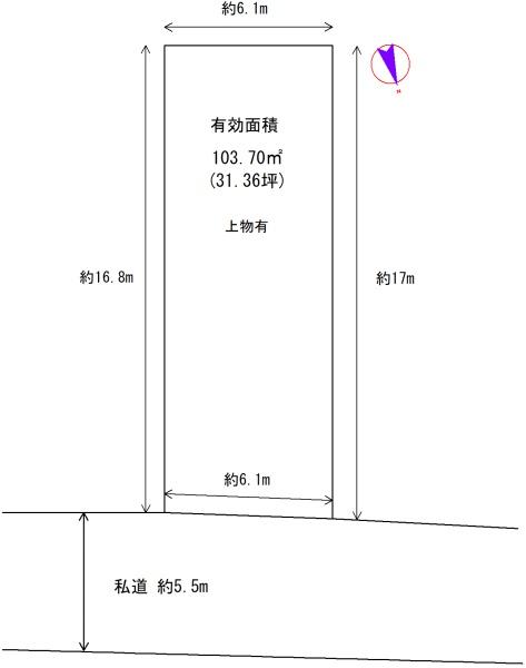 京都市右京区太秦堀池町の売土地