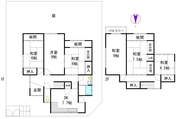 奈良市平松２丁目の中古一戸建て