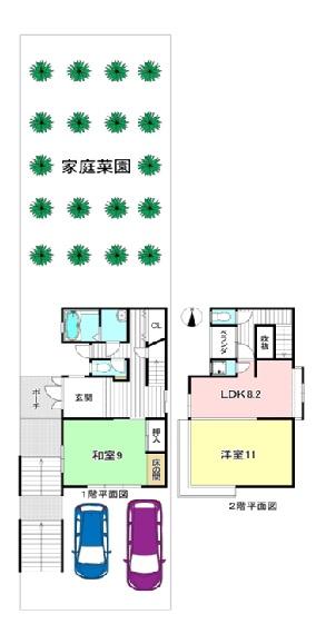 京都市北区西賀茂下庄田町の中古一戸建