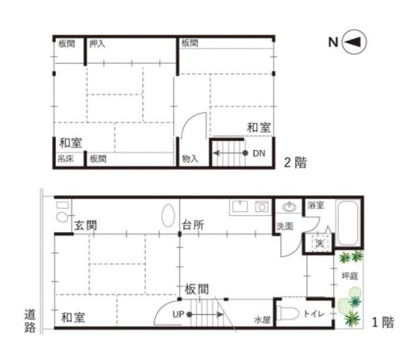 京都市上京区下長者町通六軒町西入利生町の中古テラスハウス