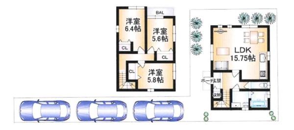 京都市北区西賀茂下庄田町の中古一戸建