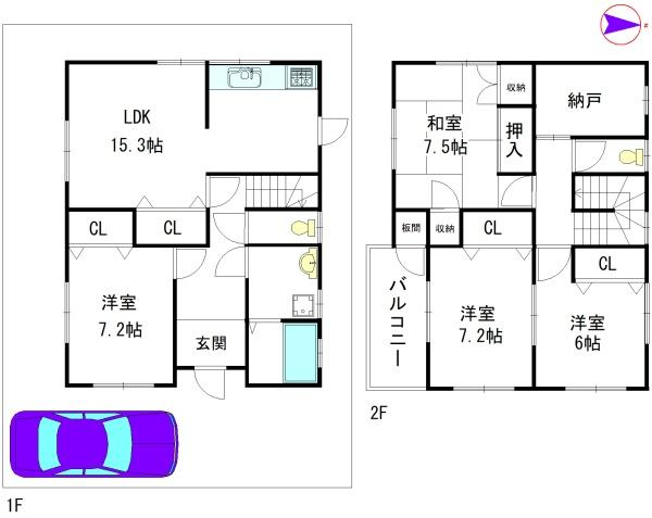 橿原市木原町の中古一戸建て