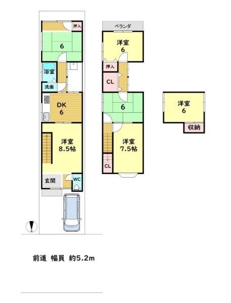 京都市北区西賀茂北川上町の中古一戸建