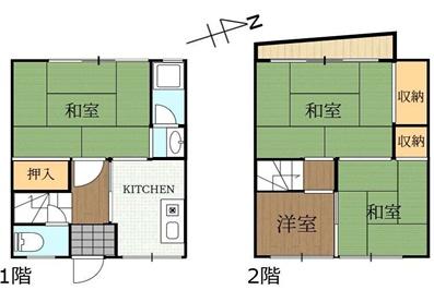 京都市左京区田中西大久保町の中古一戸建