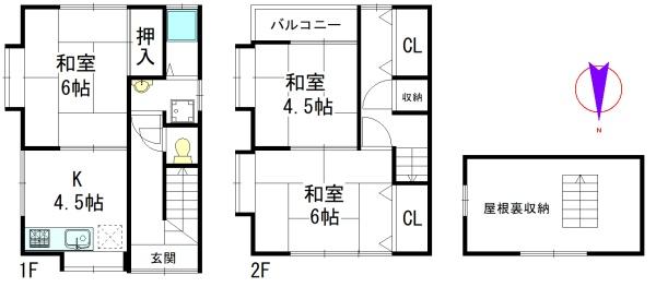 京都市山科区椥辻中在家町の中古一戸建て