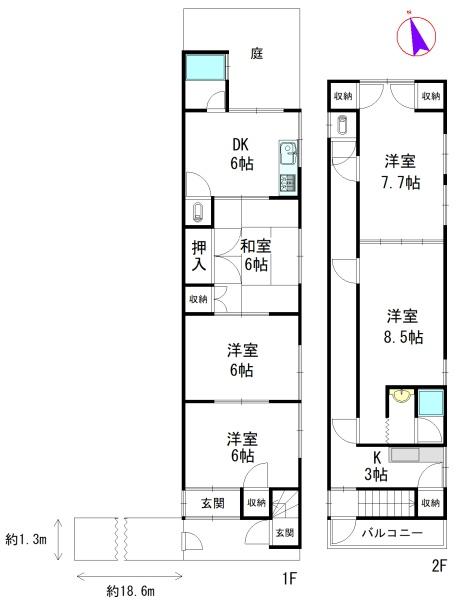 京都市山科区西野大手先町の中古一戸建て