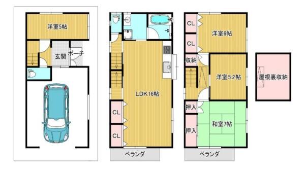 京都市上京区田村備前町の中古一戸建