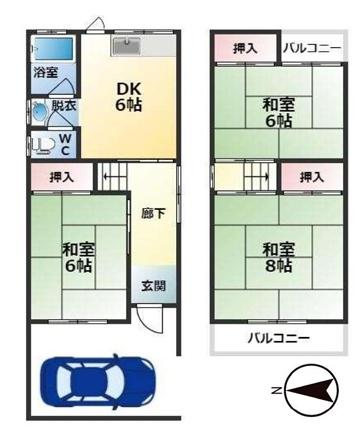 大阪市西成区千本中２丁目の中古一戸建