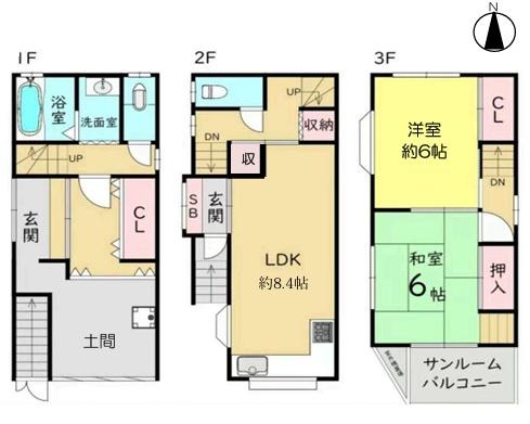 大阪市西成区北津守４丁目の中古一戸建
