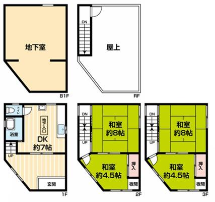 大阪市生野区巽南５丁目の中古一戸建