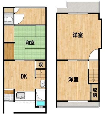 大阪市阿倍野区播磨町３丁目の中古テラスハウス