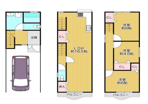 大阪市阿倍野区阿倍野筋５丁目の中古一戸建