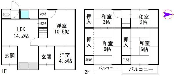 大阪市平野区瓜破東４丁目の中古一戸建て
