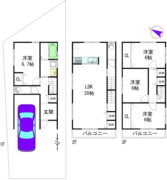 大阪市阿倍野区橋本町の土地