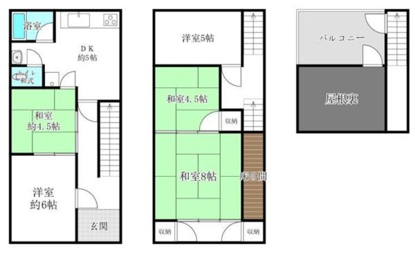 大阪市阿倍野区晴明通の中古一戸建