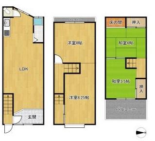 大阪市住吉区東粉浜３丁目の中古一戸建