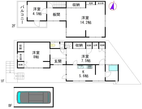 大阪市阿倍野区橋本町の中古一戸建て