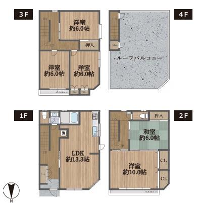 大阪市生野区勝山南4丁目の中古一戸建