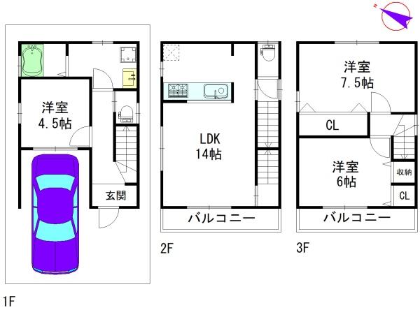 堺市北区金岡町の土地