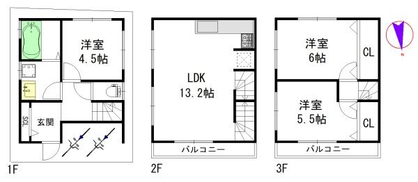 大阪市北区長柄中２丁目の土地