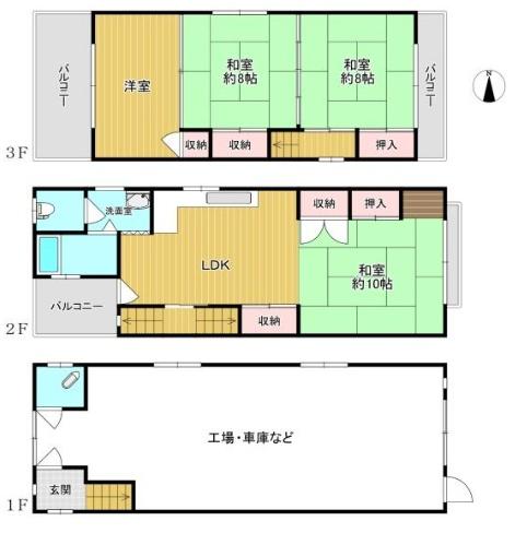 大阪市生野区巽北1丁目の中古一戸建