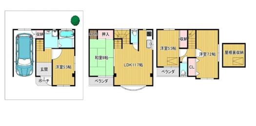 大阪市西成区聖天下2丁目の中古一戸建