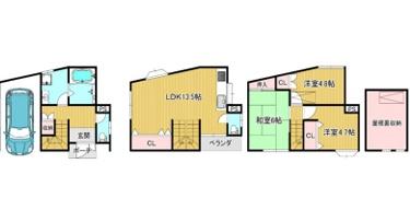 大阪市阿倍野区共立通１丁目の中古一戸建