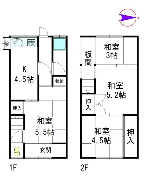 尼崎市崇徳院３丁目の中古テラスハウス