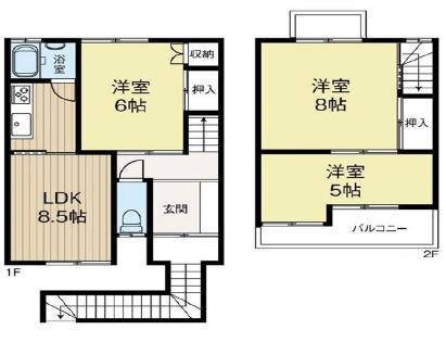 大阪市阿倍野区北畠３丁目の中古一戸建