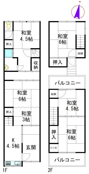 大阪市生野区桃谷２丁目の中古一戸建