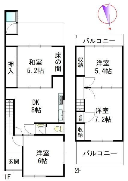 大阪市中央区谷町７丁目の中古テラスハウス