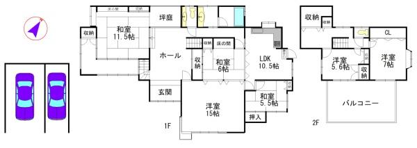 鴻巣市大間３丁目の中古一戸建て