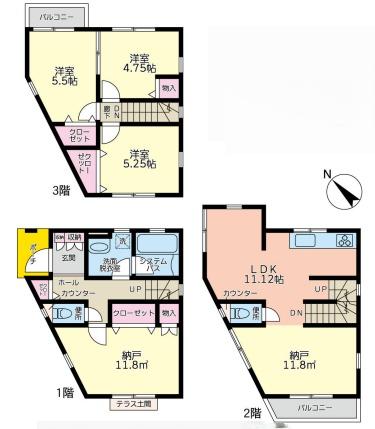 川崎市宮前区神木本町３丁目の中古一戸建
