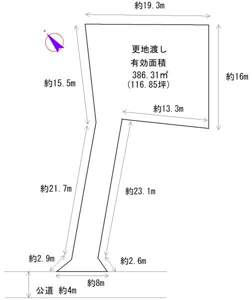 鴻巣市箕田の売土地