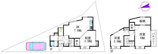 横浜市港北区下田町６丁目の中古一戸建