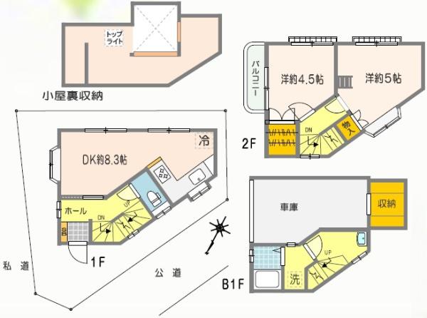 杉並区松ノ木２丁目の中古一戸建