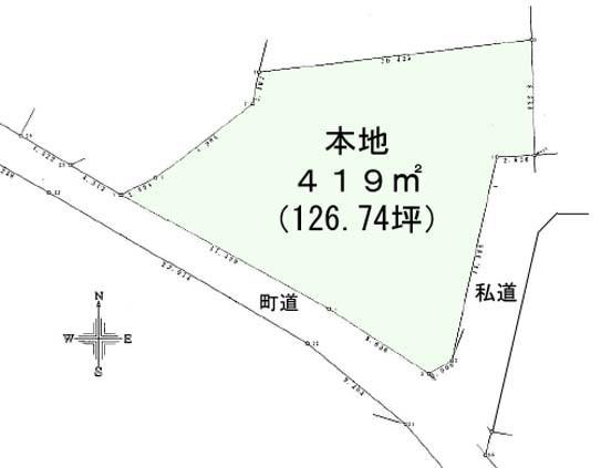 長生郡白子町北日当の土地