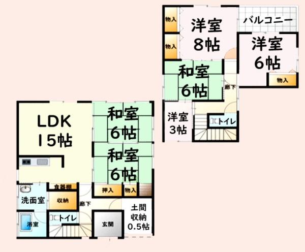 山武市松尾町八田の中古一戸建