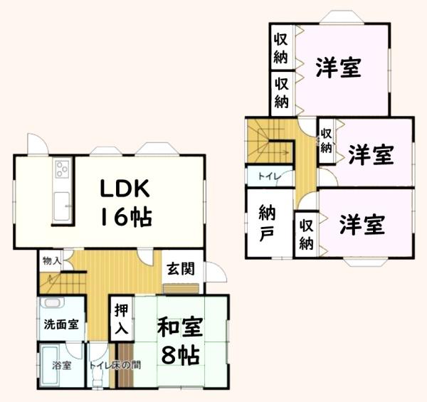 茂原市谷本の中古一戸建