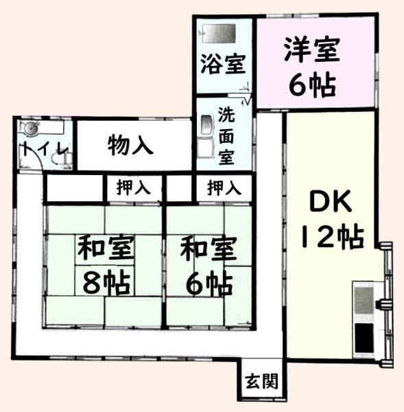 山武市蓮沼ロの中古一戸建