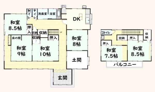 山武市松尾町借毛本郷の中古一戸建