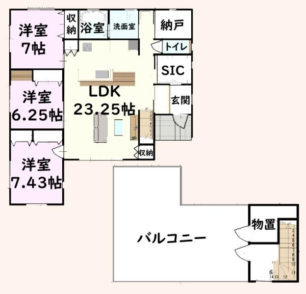 東金市川場の新築一戸建