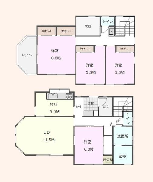 八街市榎戸の中古一戸建て