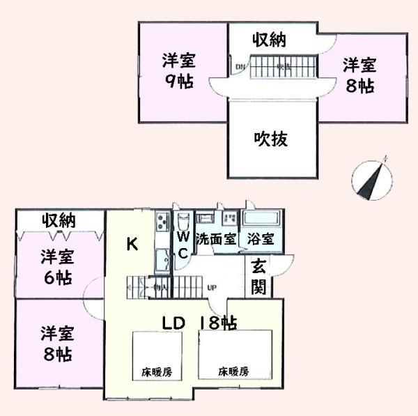 大網白里市みどりが丘４丁目の中古一戸建