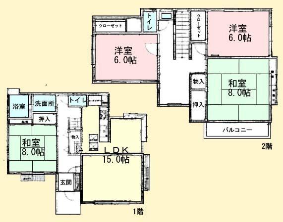 茂原市緑ケ丘１丁目の中古一戸建て