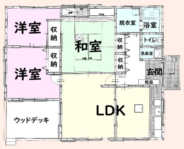 大網白里市細草の中古一戸建