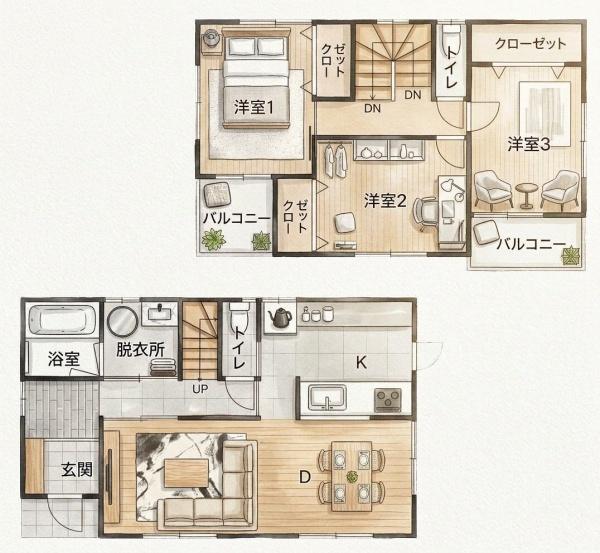 八街市朝日の中古一戸建